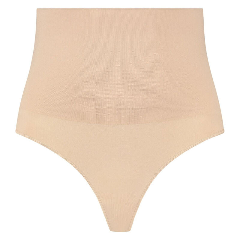 BYE-BRA - THONG STYLE SEAMLESS GIRDLE BEIGE SIZE XXL