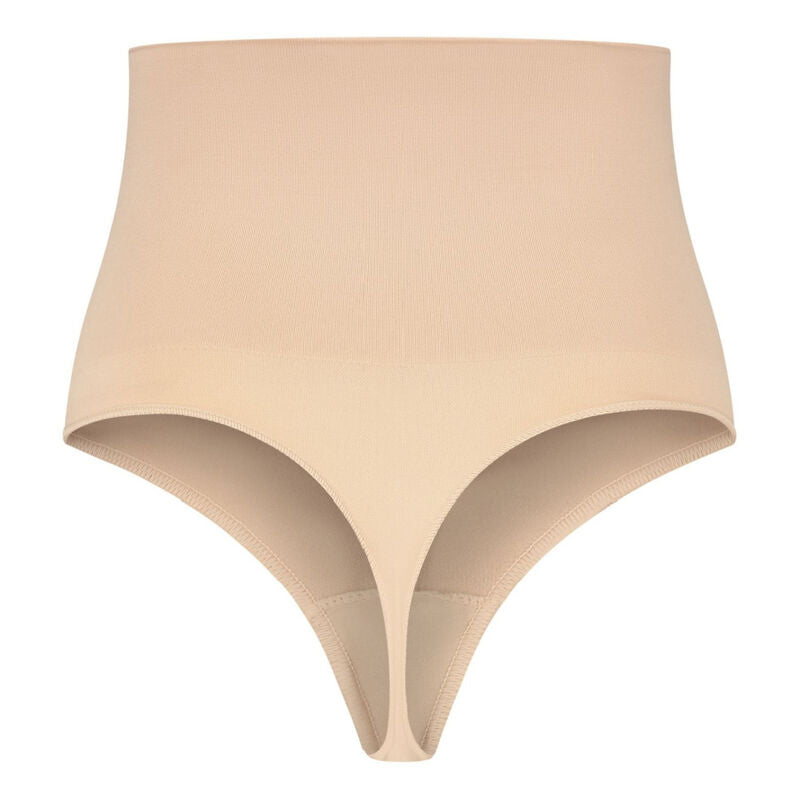 BYE-BRA - THONG STYLE SEAMLESS GIRDLE BEIGE SIZE XXL