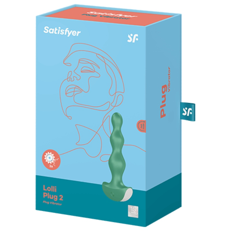 SATISFYER - LOLLI PLUG 2 PLUG VIBRATOR GREY