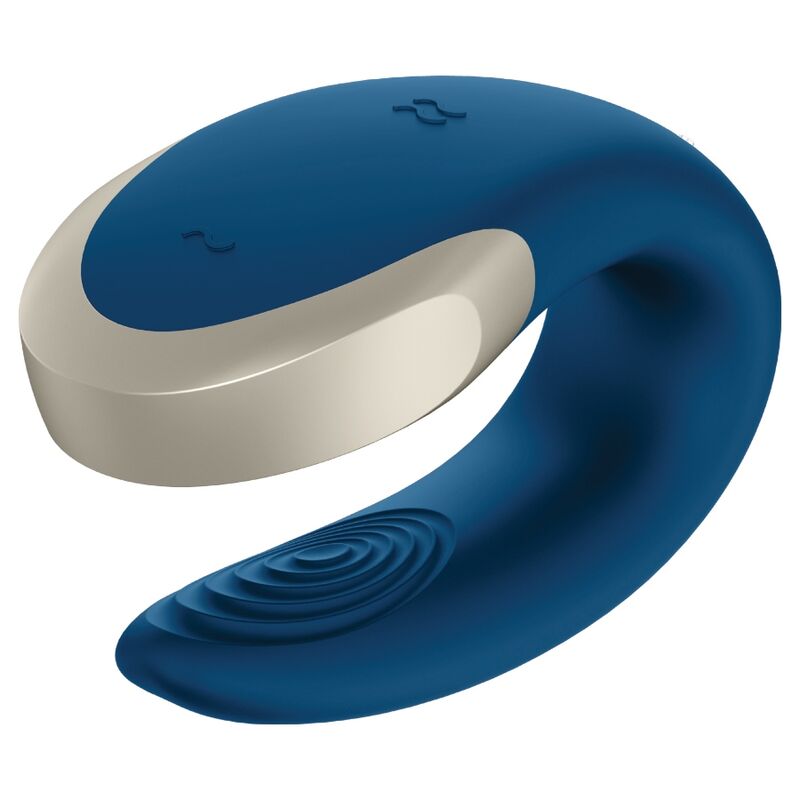 Double Love Luxury Partner Vibrator Blue – Satisfyer