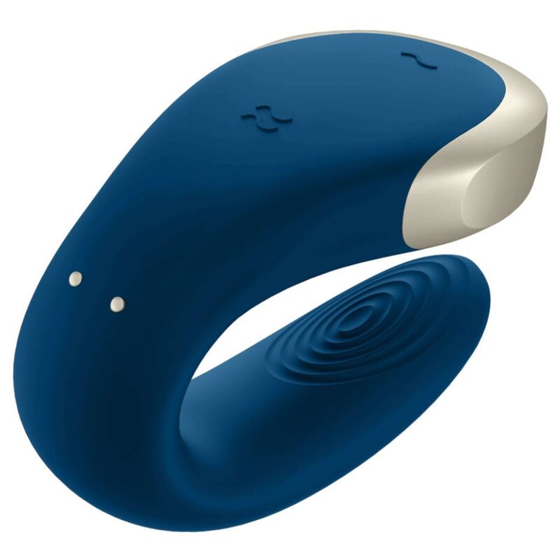 Double Love Luxury Partner Vibrator Blue – Satisfyer