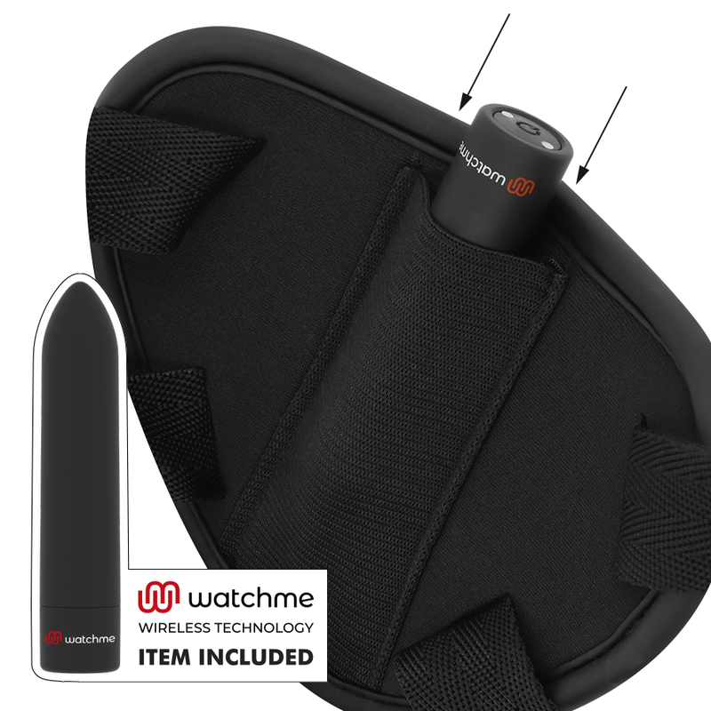 Remote-control dual-density strap-on | 22.5 cm × 4.8 cm | FETISH SUBMISSIVE