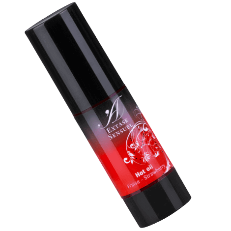 Strawberry Heat Stimulating Massage Oil | 30 ml | EXTASE SENSUAL