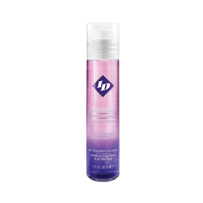 Tingling water-based lubricant with ginkgo & red clover | 30 ml | ID PLEASURE
