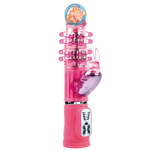 Passion Rock Bunny Rotator Vibrator Pink | 27 cm x 4.5 cm | BAILE