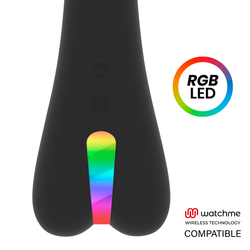 Ryan Vibrator Black | Watchme Compatible | 22.0 cm x 5.0 cm | BRILLY GLAM
