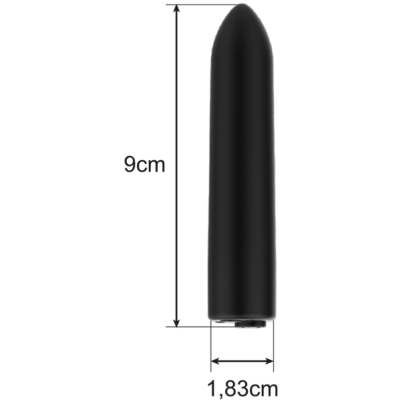 Vibrating Bullet | 8.5 cm x 1.7 cm | 10 Modes | INTENSE