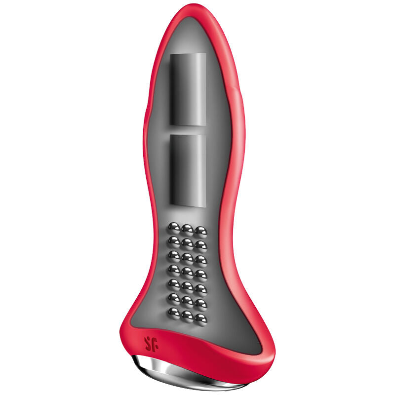 SATISFYER - ROTATOR PLUG 1+ VIBRATING PLUG APP BLACK