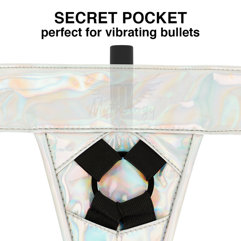 Iridescent vegan strap-on harness | fits L/XL 46–56 EU | MYTHOLOGY