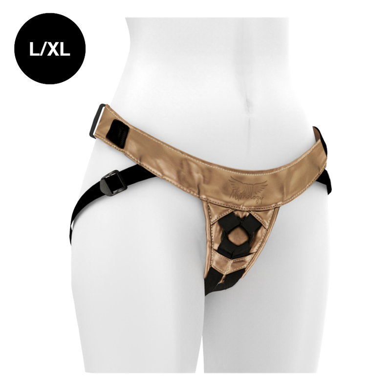 Bronze vegan strap-on harness | fits L/XL 46–56 | MYTHOLOGY