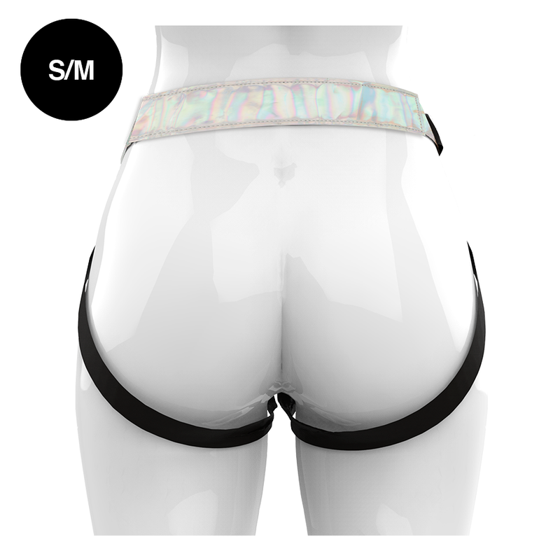 Iridescent vegan strap-on harness | fits S/M 34–46 | MYTHOLOGY