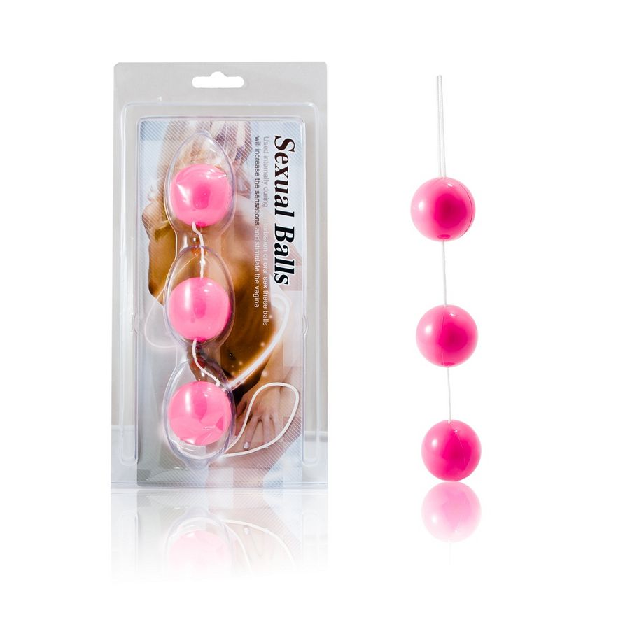 Strip Pink Anal Balls ABS | 20 cm | 3 x 34 mm | BAILE