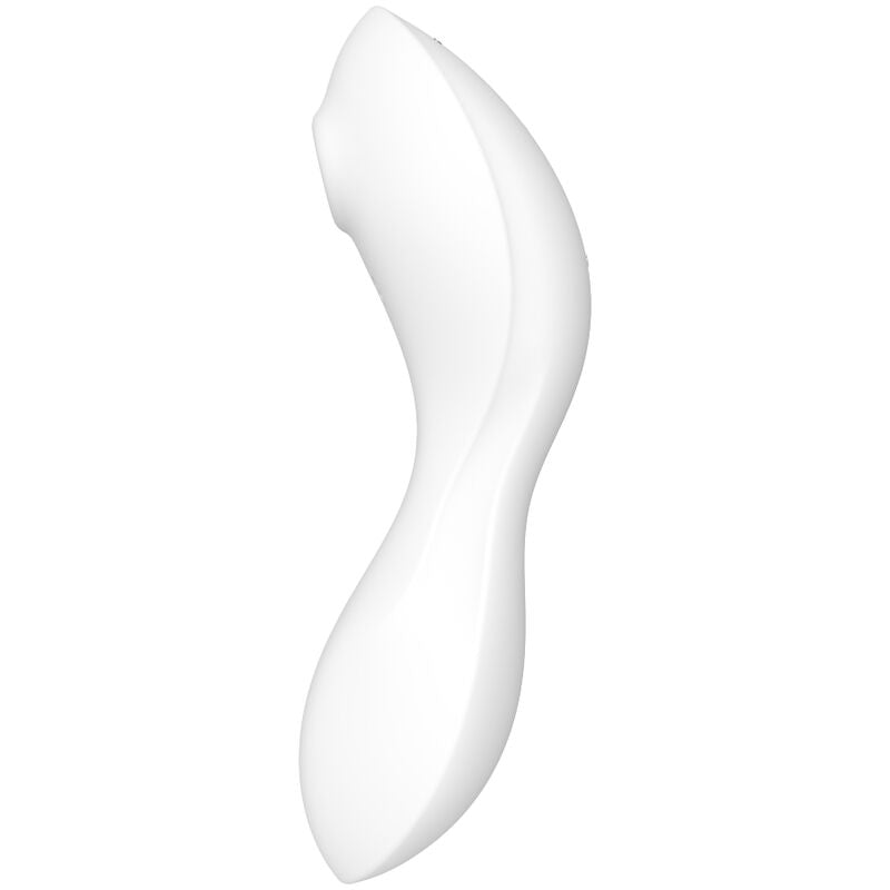 SATISFYER - CURVY TRINITY 5 AIR PULSE STIMULATOR & VIBRATOR APP BLUE