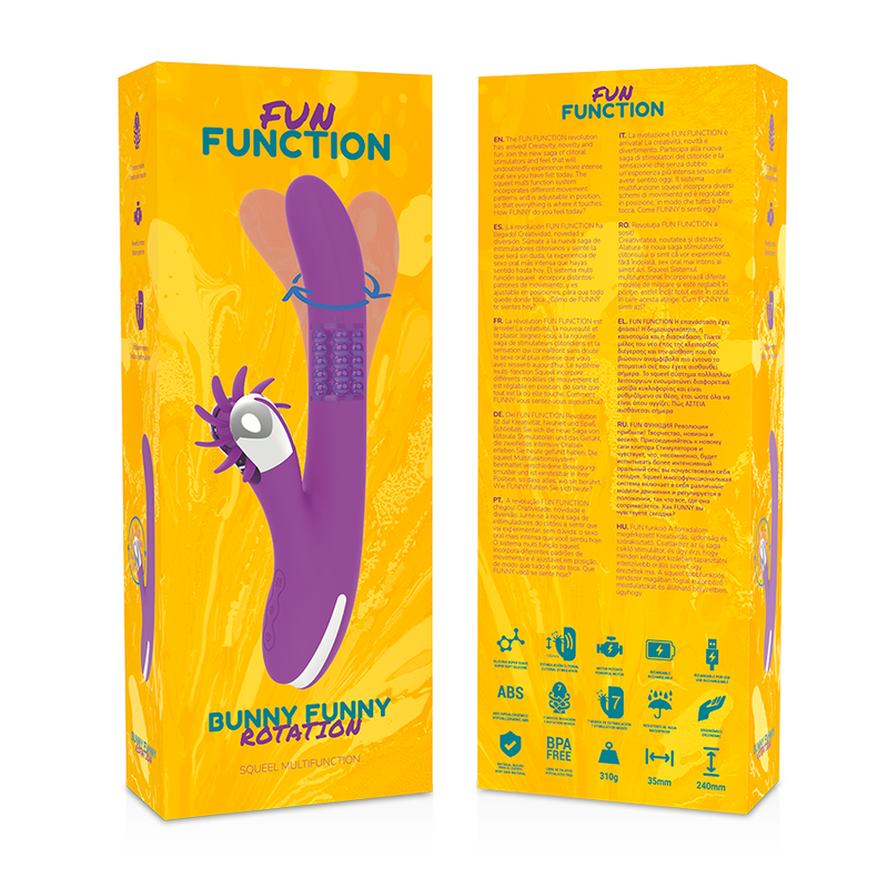 Bunny Funny Rotation 2.0 Rotating Beaded G-Spot Rabbit | 24 cm | Fun Function