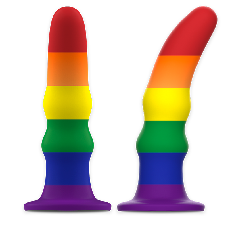 Kuno Pride Vibrating Silicone Dildo 15.5 cm × 4 cm – MYTHOLOGY