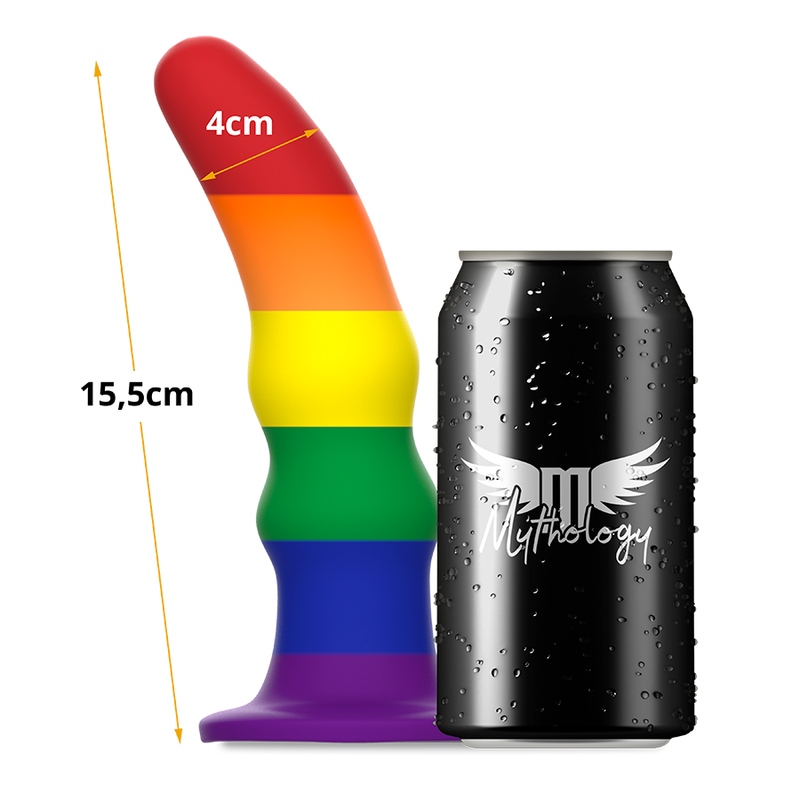 Kuno Pride Vibrating Silicone Dildo 15.5 cm × 4 cm – MYTHOLOGY