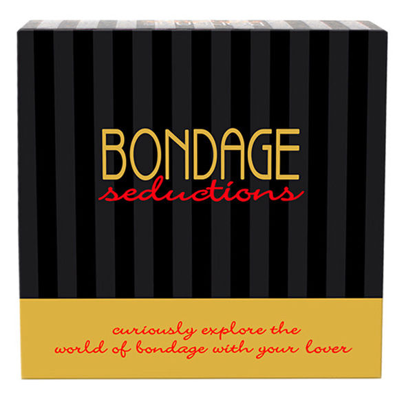 Bondage Seductions Starter BDSM Game | 36 Cards + Accessories | KHEPER GAMES
