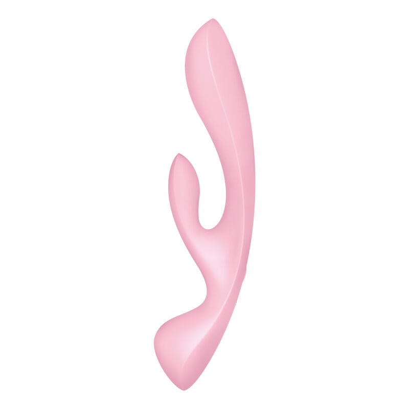 SATISFYER - TRIPLE OH HYBRID VIBRATION BLUE
