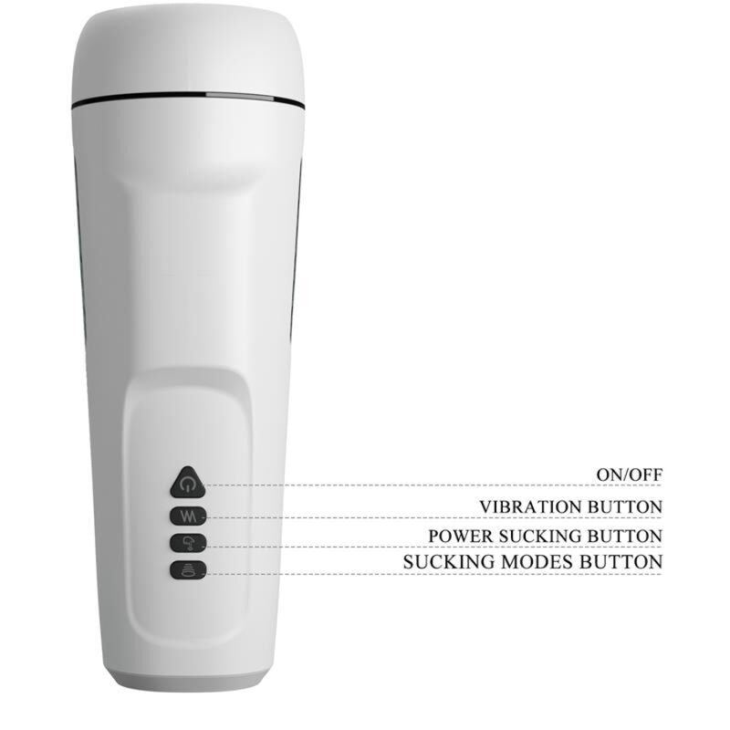 PRETTY LOVE - SIENNA VIBRATING MALE MASTURBATOR. VOICE AND STIMULATING WAVES