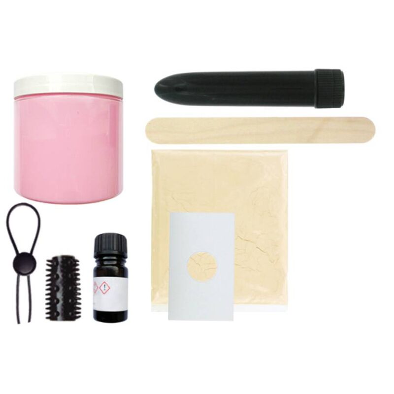 Penis Cloner Kit with Vibrator – Hot Pink, Skin-Safe Alginate