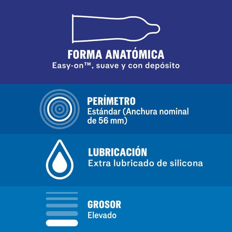 DUREX Extra safe condoms | 56 mm nominal width | DUREX