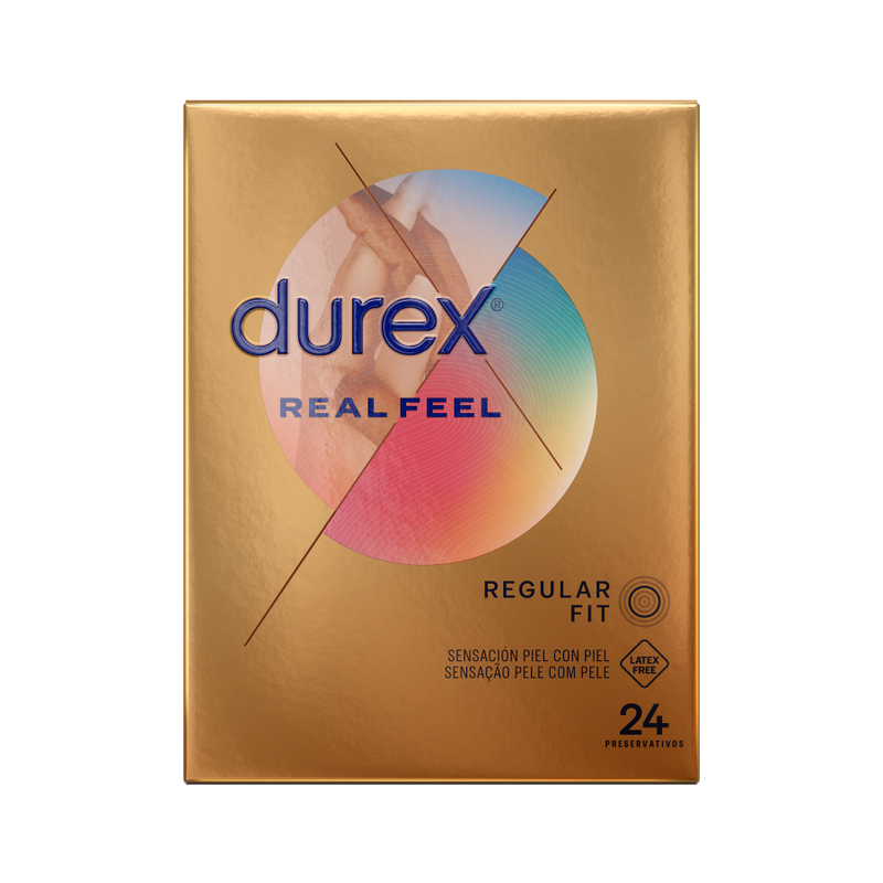 DUREX Latex-free RealFeel condoms | 56 mm | 24 units |DUREX