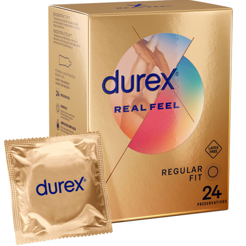 DUREX Latex-free RealFeel condoms | 56 mm | 24 units |DUREX