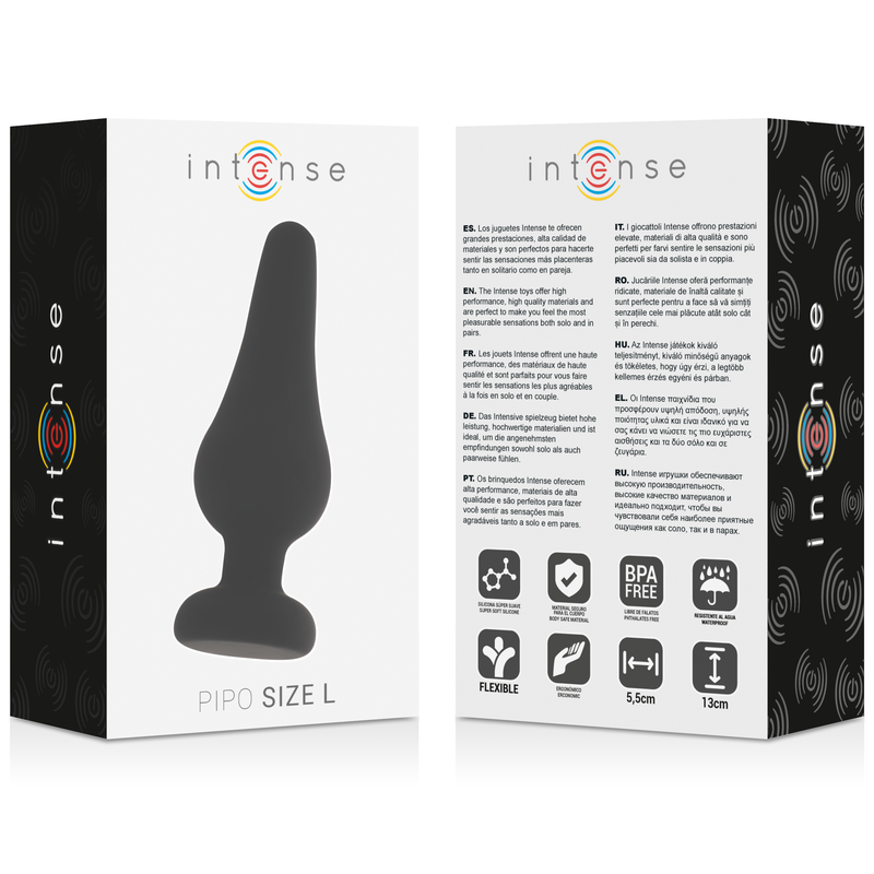 Silicone Anal Plug 13 cm x 4.5 cm