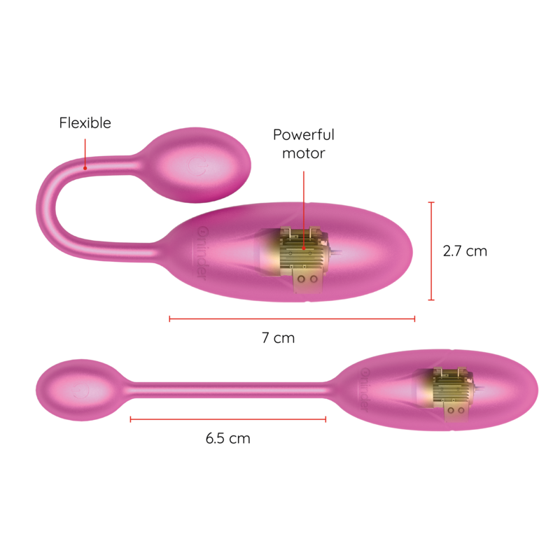 App-Controlled Vibrating Egg | 7 x 2.7 cm | ONINDER DENVER