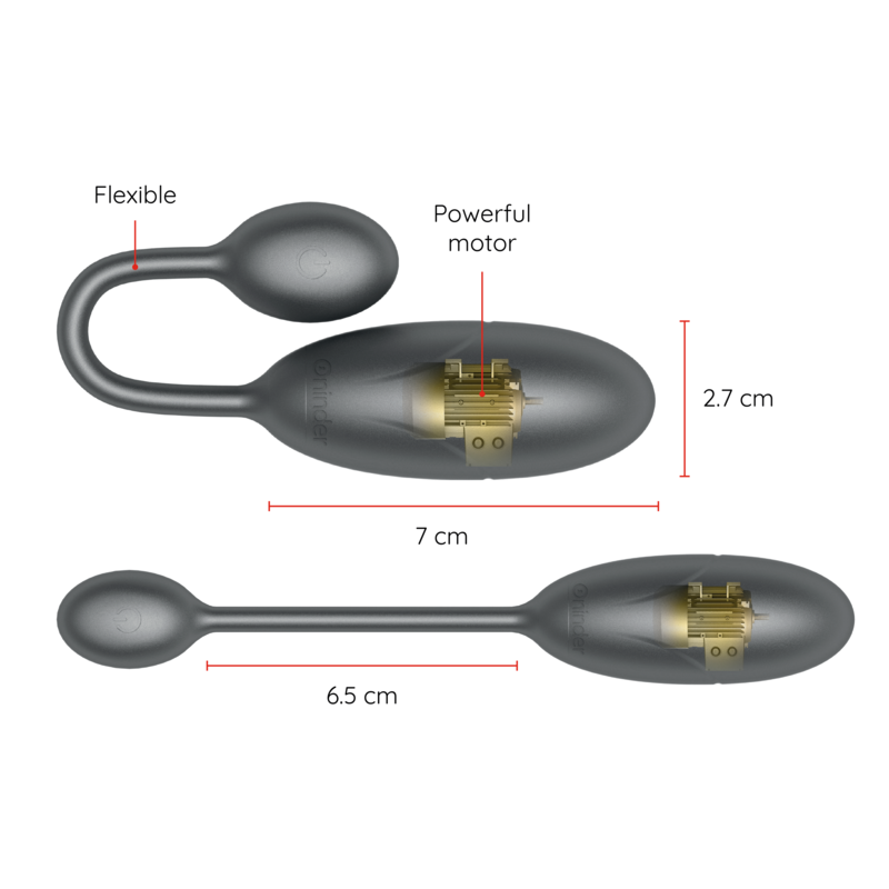 App-Controlled Vibrating Egg | 7 x 2.7 cm | ONINDER DENVER
