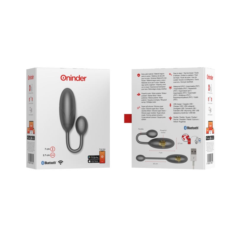App-Controlled Vibrating Egg | 7 x 2.7 cm | ONINDER DENVER