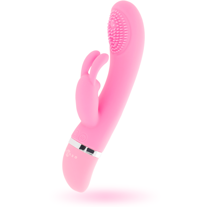 Susy Silicone Rabbit Vibrator Oscillating Finger Mode - 18.8 cm - INTENSE