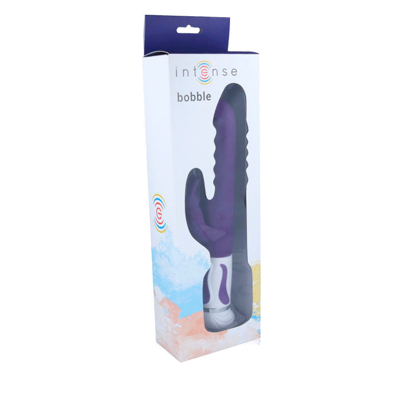 Bobble Rotator Rabbit Vibrator – Lilac Silicone – 27 cm – INTENSE