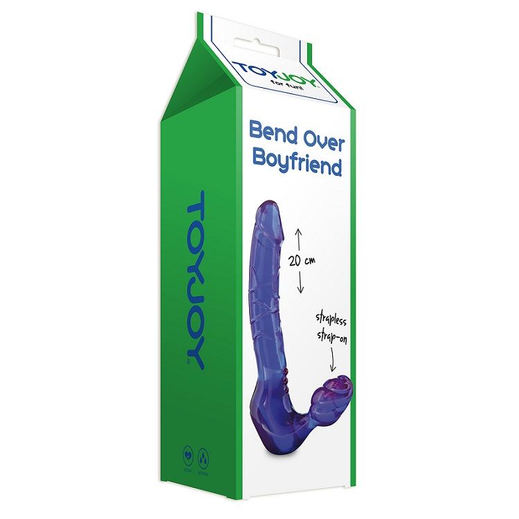 Strapless strap-on double dildo | 24 cm × 4 cm | TOYJOY