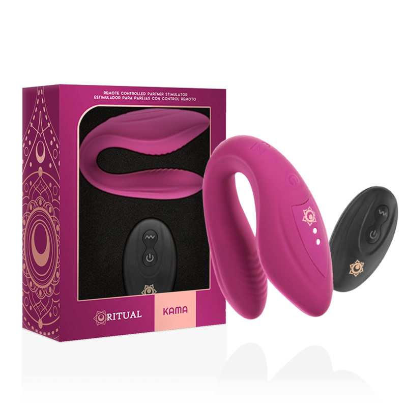 Kama Couples Vibrator with Remote – Aqua – RITHUAL
