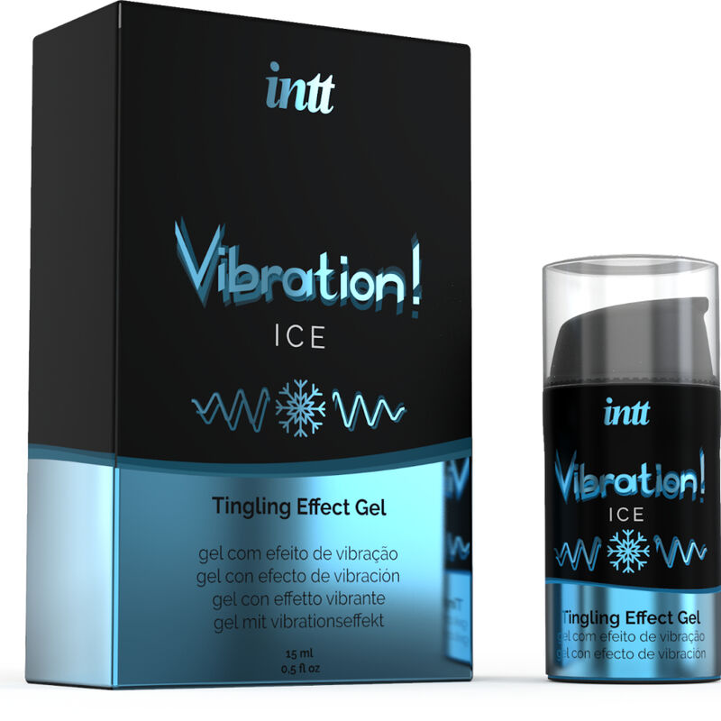 Powerful Vibrating Intimate Gel – Ice Effect Mint – 15 ml – INTT