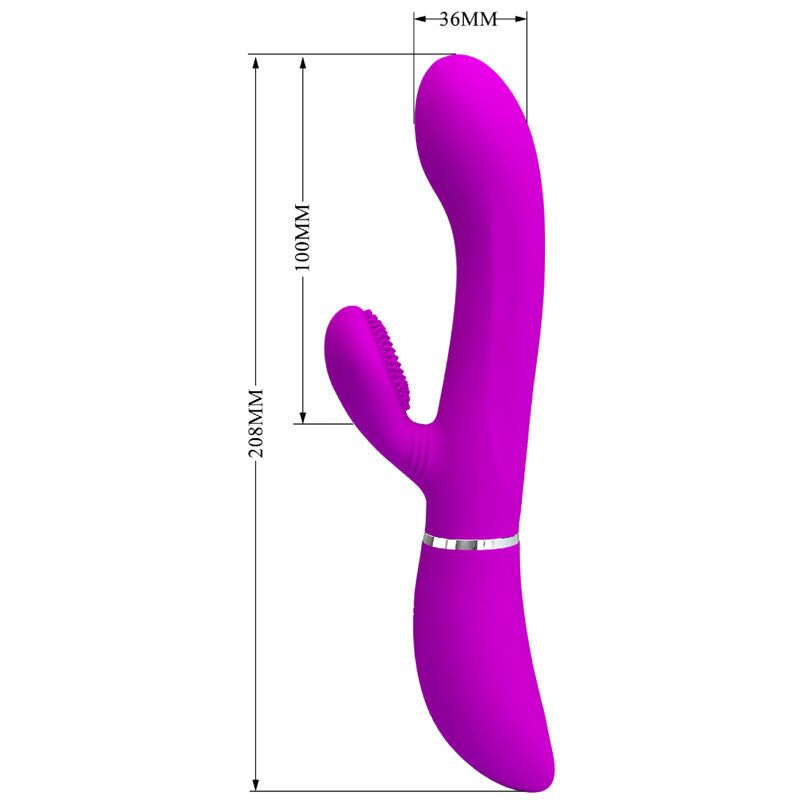 Clitoral & G-Spot Licking Vibrator | 12 Vibration + 4 Licking Modes | Pretty Love