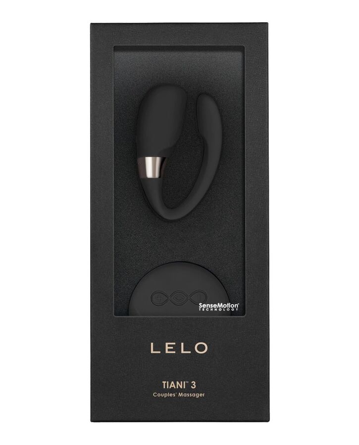 Black TIANI 3 couples massager | LELO