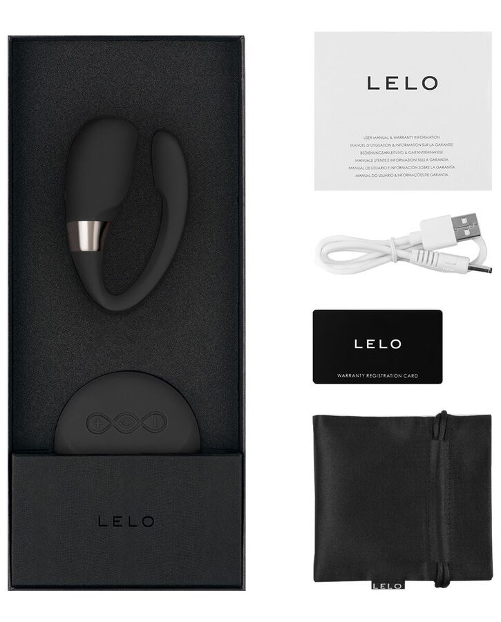 Black TIANI 3 couples massager | LELO