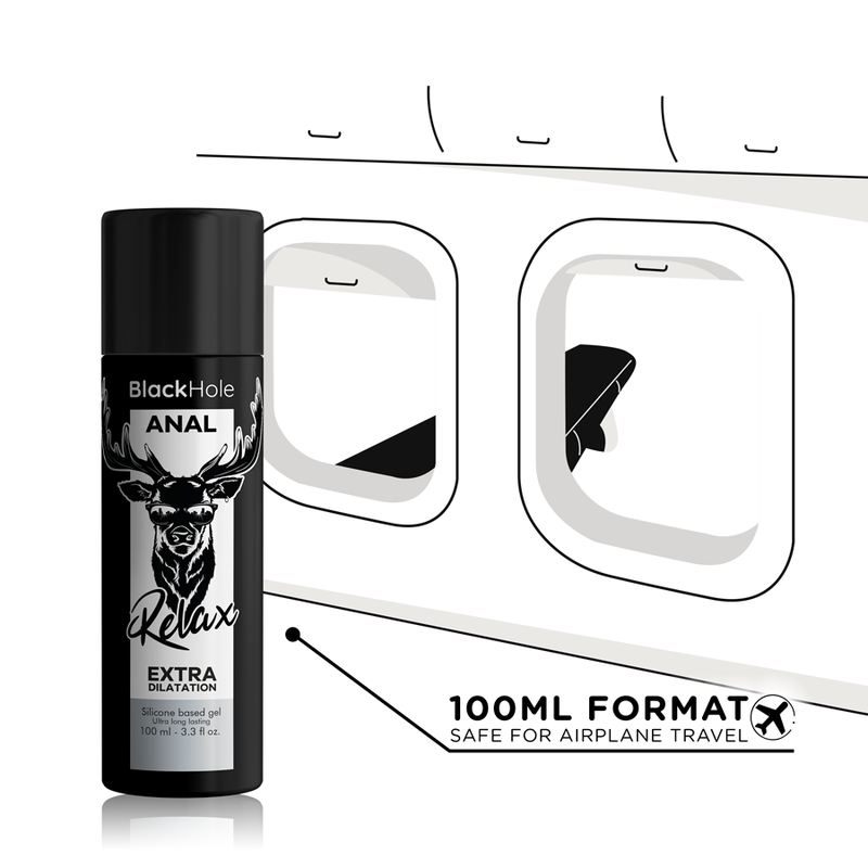 Silicone-Based Anal Dilation Gel | 100 ml | BLACK HOLE