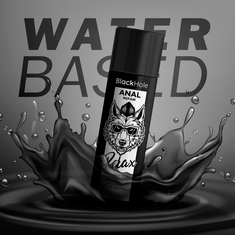 Anal Repair Water-Based Relax with Hyaluron | 100 ml | BLACK HOLE