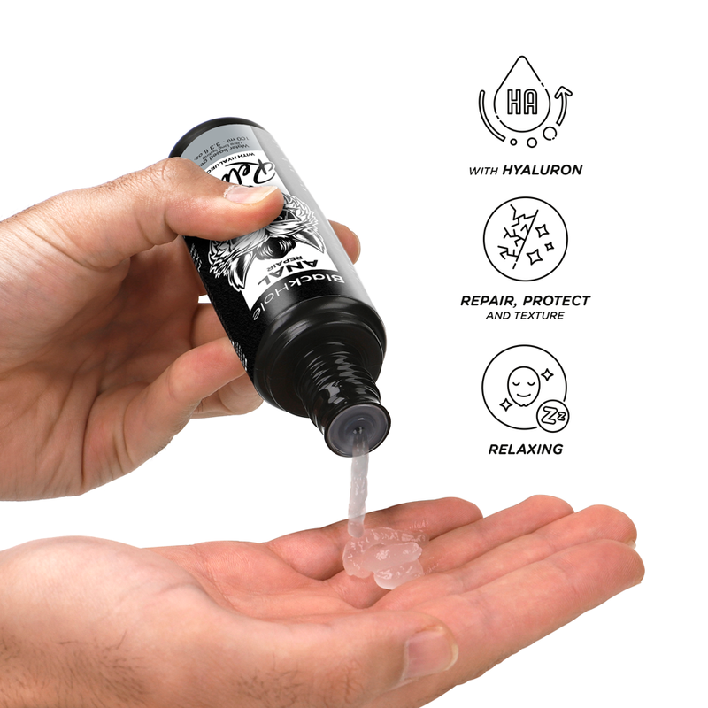 Anal Repair Water-Based Relax with Hyaluron | 100 ml | BLACK HOLE