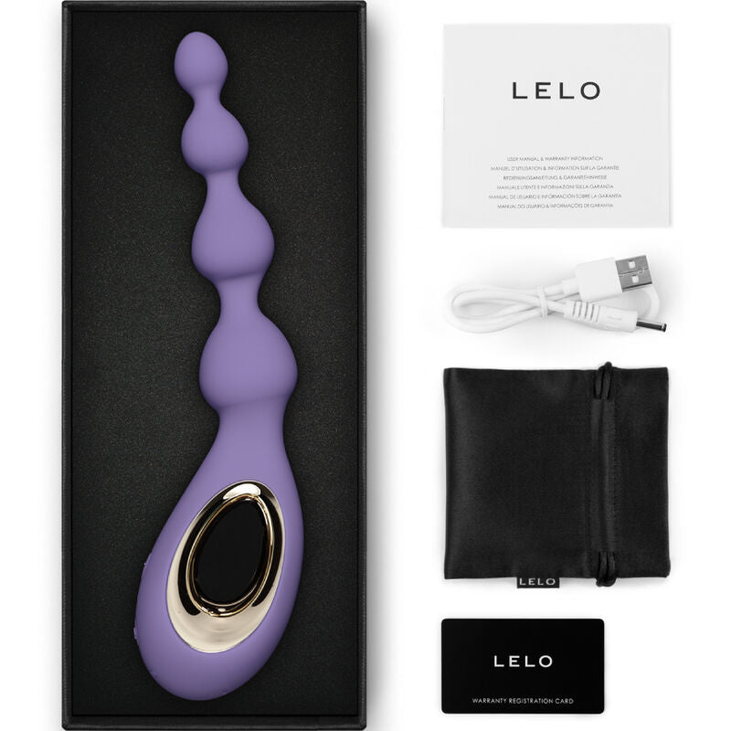 LELO - SORAYA BEADS BLACK ANAL MASSAGER