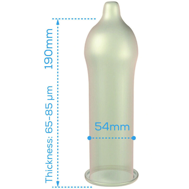 PASANTE Naturelle Condoms - 54 mm - 288 Units