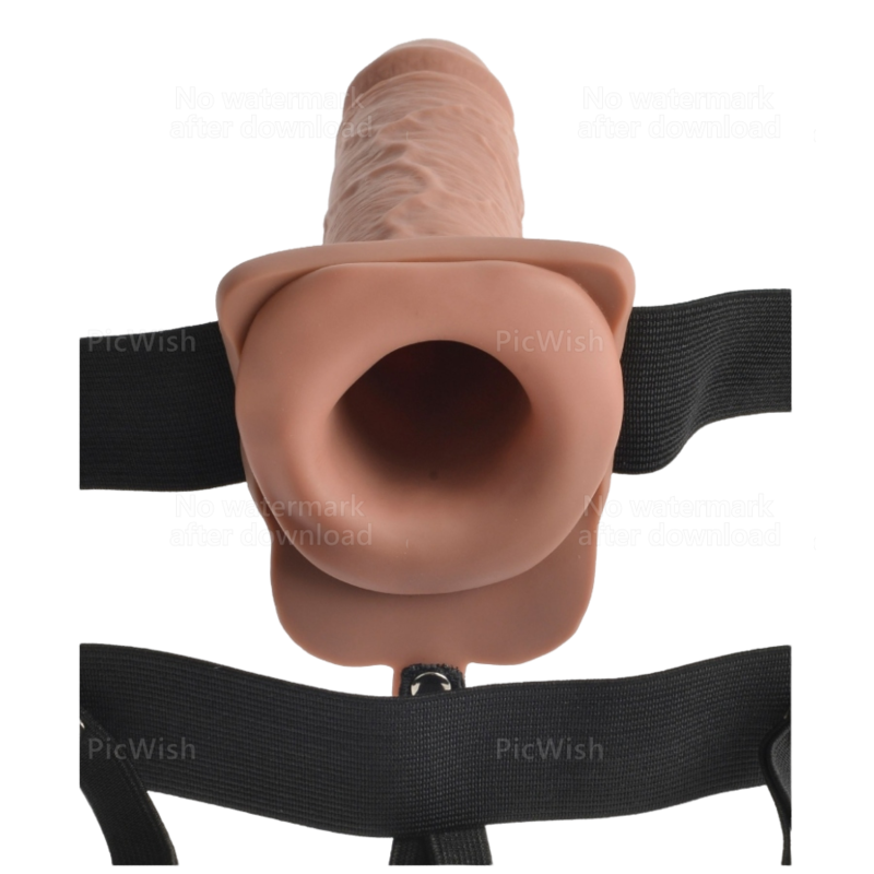 Rechargeable hollow strap-on with balls | 17.8 cm × 5.3 cm | FETISH FANTASY SERIES