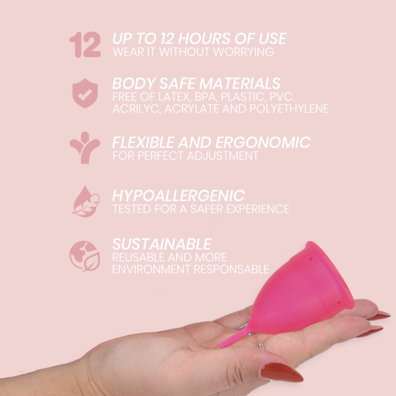 Menstrual Cup Size S | Medical-Grade Silicone | INTIMICHIC