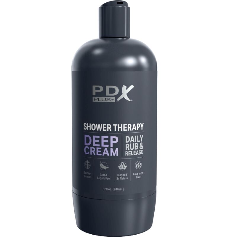 PDX PLUS - STROKER MASTURBATOR DISCREET DEEP CREAM SHAMPOO BOTTLE DESIGN