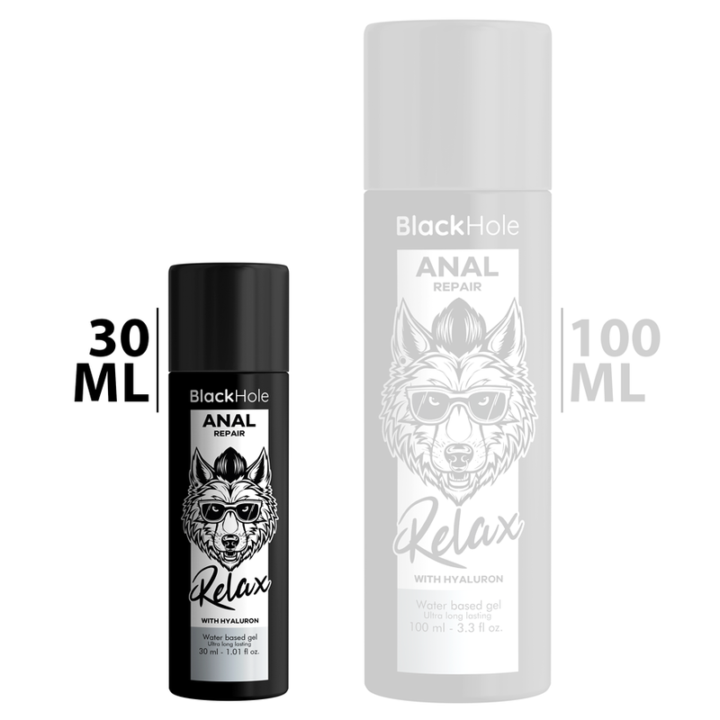 Anal Repair Water-Based Relax with Hyaluron | 30 ml | BLACK HOLE