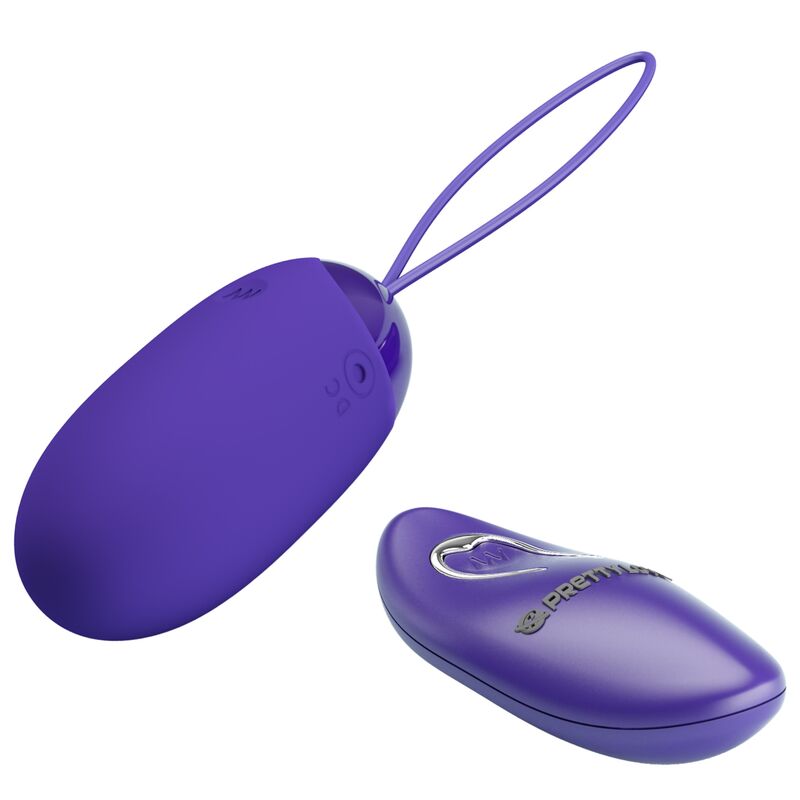 Violet remote-control vibrating egg, 12 modes | PRETTY LOVE