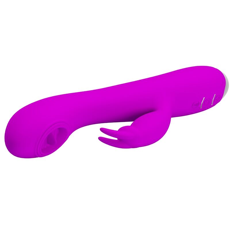 PRETTY LOVE - RACHEL RECHARGEABLE VIBRATOR WITH STIMULATING WAVES PURPLE